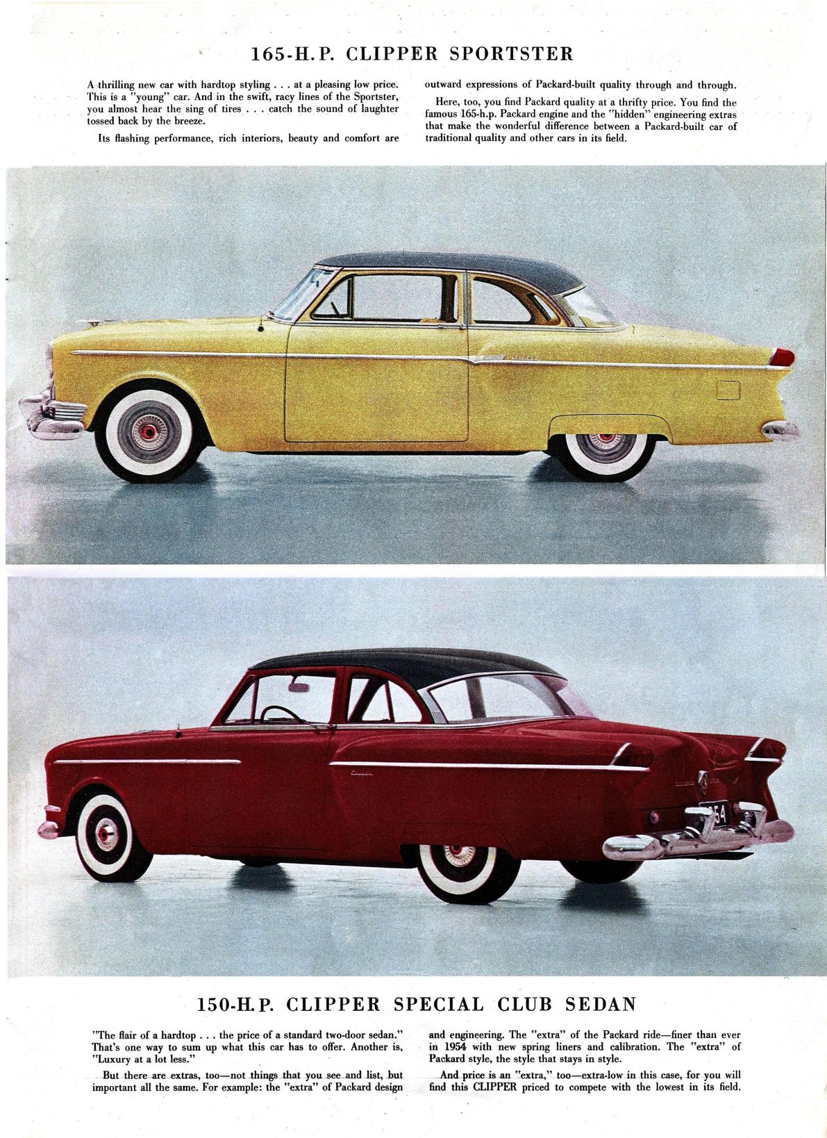 1953 Packard Clipper Brochure Page 3